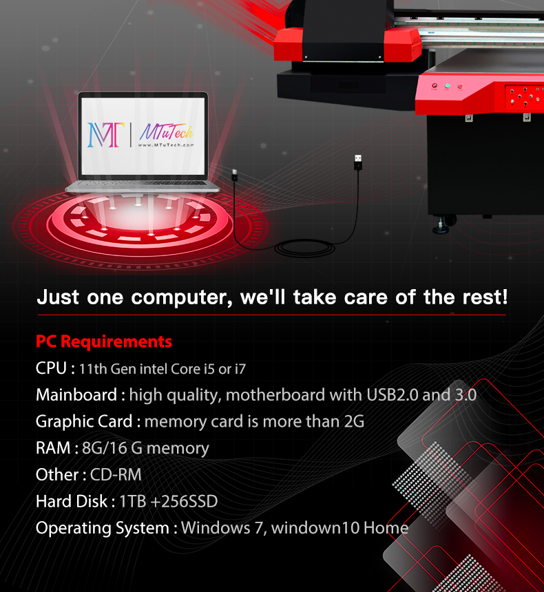 Long Service Life Mt Large Format UV Printer Ricoh Printhead UV 2513 Inkjet UV Carpet Printer Machine