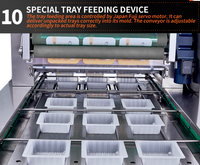 Máquina Automática de Sellado de Bandejas con Atmósfera Modificada (MAP) para Alimentos, Carne, Pescado y Comidas Preparadas, con Llenado de Gas Nitrógeno