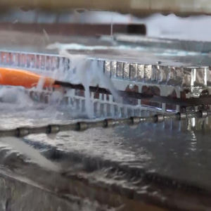 Scie à ruban en pierre composite marbre mince coupe-dalle séparateur fractionnement Machine de découpe - Product Image 3