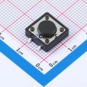 KH-12X12X5H-SMT-<b>D</b> Tactile Switch SMD-4P,12x12mm Switch ( Switch Length: 12mm )( Switch Width: 12mm )( Switch Height: 5mm ) - Product Image 1