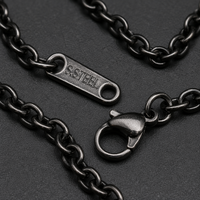 Lot de chaînes fines en vrac pour la fabrication de bijoux, fournitures pour la création de colliers, en acier inoxydable, or, argent, noir, arc-en-ciel, vente en gros