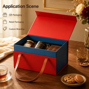 Cajas de Cartón Corrugado para Regalo, Resistentes a Impactos, Impresión a Color, Versátiles, Ecológicas, Elegantes, para Cumpleaños, Vino, Té - Product Image 1