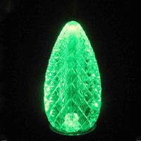 Ampoules de Noël SMD à facettes multicolores opticore c9 LED de qualité commerciale