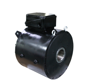 มอเตอร์แม่เหล็กไฟฟ้ากระแสสลับแบบระบายความร้อนด้วยน้ำ Ce Certification 1000nm 450mm 11kw 13kw 17kw 22kw 37kw 62kw รุ่น 450h16e15c แรงบิดสูง - Product Image 3