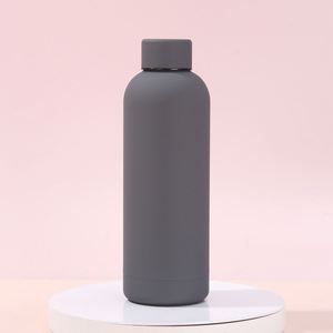 Large Capacity Stainless Steel Vacuum <b>Thermos</b> <b>Bottle</b> Small Mouth Outdoor Sports Insulated Cold Drink Container - Product Image 3