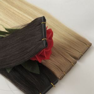 <span class=keywords><strong>Capelli</strong></span> russi di alta qualità <span class=keywords><strong>capelli</strong></span> geniale trama doppia disegnato extension #613 colore dritto per donne bianche - Product Image 3