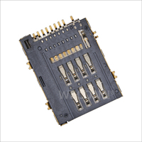 WECONN WL-SIM190-016 Connecteur de carte SIM 8 broches + 2 H=1.90mm Push-Push avec interrupteur de détection, Connecteur de carte TF personnalisable