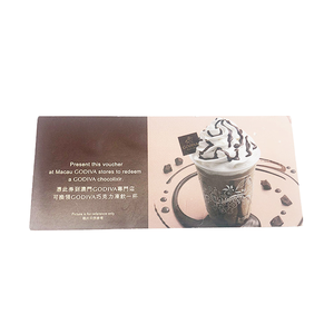 Deson Carte de visite de luxe personnalisée au format A5 Cartes postales en PVC brillant avec nom Service d'impression offset pour logo de <span class=keywords><strong>livre</strong></span> - Product Image 1