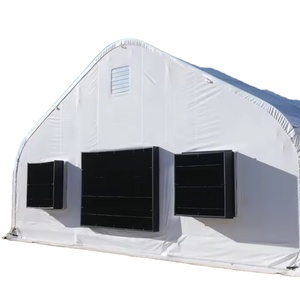 100% occultation automatique grande feuille de PC système de serre agricole multi-travée en acier galvanisé PE lumière de croissance de chanvre - Product Image 1