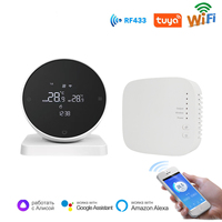 Termostato Inteligente con Pantalla Táctil RF Inalámbrico Tuya WiFi para Caldera de Gas, Control de Calefacción, Automatización del Hogar, Disponible en Alemania