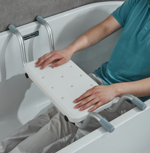 Badewanne Dusch stuhl Badewannen bänke aus Aluminium legierung Badesitz, einstellbare Länge für ältere Menschen, Behinderte - Product Image 3