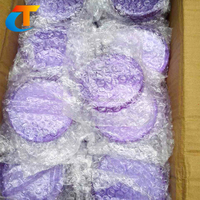 Verre cristal violet en billettes, matière première transparente de qualité supérieure pour la fonte à la cire perdue