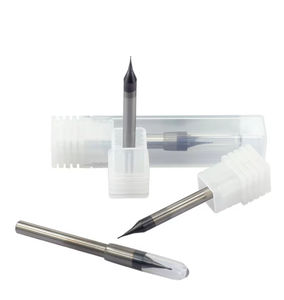 Dao phay đầu bi nhỏ bằng cacbua vonfram Shank Micro, 0.3-0.9mm, 2 cạnh, dùng cho máy <span class=keywords><strong>CNC</strong></span>, HRC55 - Product Image 2