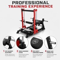 Machine commerciale de poussée de hanche pour fessiers, équipement de musculation robuste pour l'entraînement de la force des fessiers