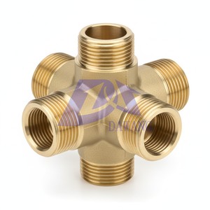 Cuerpos de Válvulas de Latón de Alta Conductividad, Accesorios de Plomería Marinos Mecanizados por CNC - Product Image 1