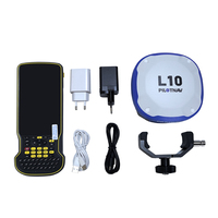 Ensemble récepteur GNSS PILOTNAV L10 IMU RTK GPS Rover, précision de 2,5 mm, 1408 canaux, double fréquence, IP67, submersible, portée de 10 km