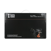 Ensemble de microphones de batterie filaires réglables Xtuga Dynamic Metal pour les performances sur scène