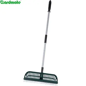 Lightweight 3 in 1 Artificial Turf Grass Rake with Telescopic Handle