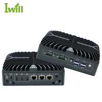 Nuevas innovaciones I7 1255U Ten Core 4,7 GHz Fanless Mini PC con DDR5 3xHD 4xUSB3.1 Win Linux Ranura para tarjeta SIM para la industria