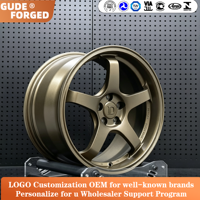 Ruedas Forjadas GUDE Compatibles con TE37 JDM, 15, 16, 17, 18, 19, 20, 21, 22 Pulgadas, 7-12J, Patrón Multibolts, Ajuste Personalizado 4x100 5x114.3