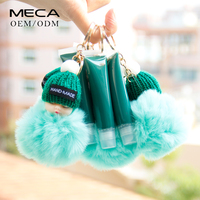 Porte-clés transparent avec logo personnalisé pour enfants, sans logo, de luxe, à réaliser soi-même, porte-clé vegan, liquide, brillant à lèvres, maquillage