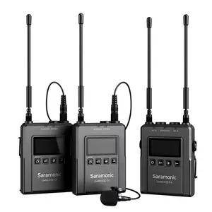 Saramonic Uwmic9S Kit1/2 Digital uhf professional Omnidirectional Lapel wireless microphone system for Camera Interview