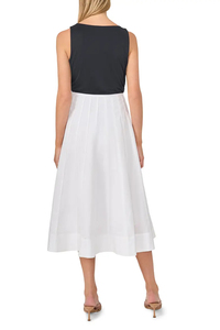 Jupe plissée mi-mollet blanche pour femme, style élégant, tissu organza, à porter en toutes saisons - Product Image 2