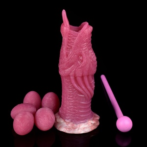 YOCY Juguetes Sexuales Manuales para la Puesta de Huevos, Ovipositor de Empuje, Uso Vaginal y Anal, Dildo Ovipositor, Tapón Anal, Otros Juguetes Sexuales - Product Image 2