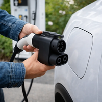 Adaptateur EV CCS2 vers CCS1 AC/DC, charge rapide DC 250A et charge AC 80A, connecteur EV résistant aux intempéries IP54