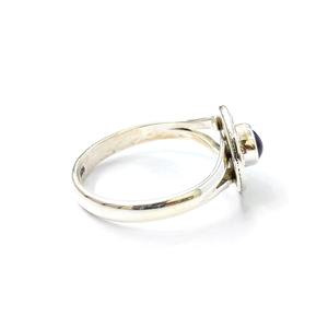 Bague en améthyste, argent sterling 925, bague en pierre précieuse, réglable, collection artisanale, bagues fines, bijoux en argent, prix de gros - Product Image 6
