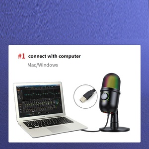 Micrófono de Condensador USB Profesional <span class=keywords><strong>para</strong></span> Estudio de Grabación, <span class=keywords><strong>para</strong></span> Teléfono, <span class=keywords><strong>PC</strong></span>, Skype, Juegos en Línea, Vlogging, V5, <span class=keywords><strong>con</strong></span> Cable y Soporte de Trípode - Product Image 5
