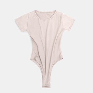 T-shirt a maniche corte personalizzate <span class=keywords><strong>tuta</strong></span> intera O collo <span class=keywords><strong>tuta</strong></span> da donna sexy <span class=keywords><strong>tuta</strong></span> slim fit per donna - Product Image 4