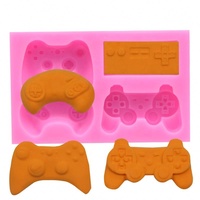 2025 Offre Spéciale Silicone moule Fondant chocolat moule gâteau décoration outils pour Console de jeu jeu poignée télécommande modélisation