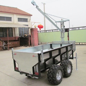 Remolque para ATV, Remolque Utilitario Pequeño para ATV para Madera, Remolque de Carga Baja, <span class=keywords><strong>Remolques</strong></span> Utilitarios <span class=keywords><strong>Pequeños</strong></span> para ATV - Product Image 6