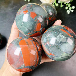 Esfera de Cristal de Piedra de Sangre Africana Natural al por Mayor, Precio de Mayoreo para Regalos de Días Festivos, San Valentín y Cumpleaños - Product Image 3