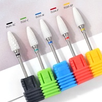 Professional Manicure Pedicure Nail Polish Tool Burr Tungsten Grinding Ceramic Nail Drill Bit