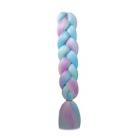 Perruque tressée jumbo mélangée quatre couleurs en gros - Dreadlocks synthétiques résistantes à la chaleur pour femmes, extensions de cheveux tressés volumineux jusqu'à 180°C