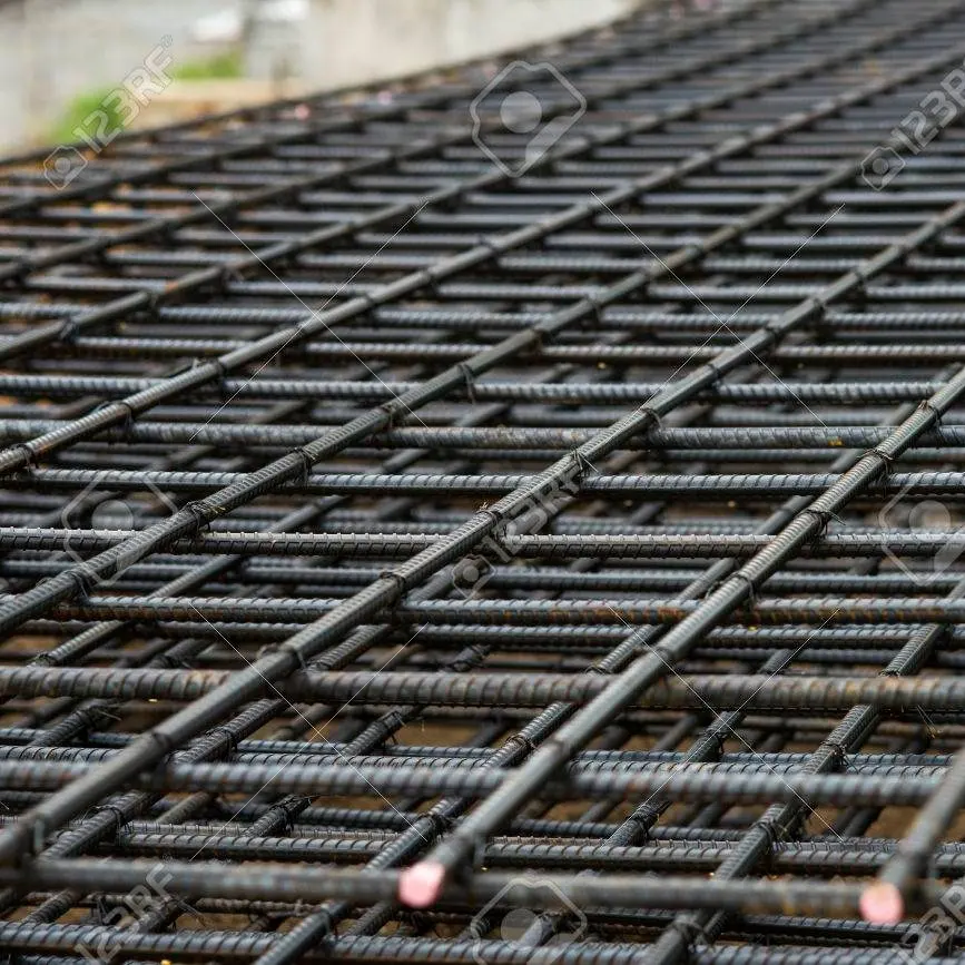 Barra de aço reforçada de concreto, saída de fábrica, malha de fio soldado galvanizado