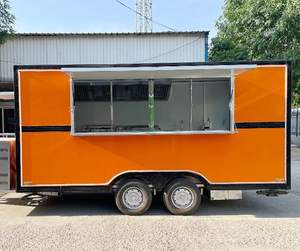 Mobile Kitchen Foodtrucks Coffee Concession Food Trailer Fully Equipped Kitchen Ce Cream Trailer Food Trucks - Product Image 2