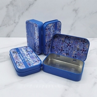 Boîte carrée en fer blanc pour cigarettes en chanvre, conception personnalisée, matériaux recyclés, logo en relief, emballage à couvercle articulé sur mesure – Offre Spéciale