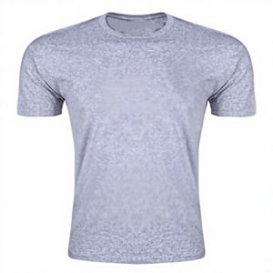 เสื้อยืดผู้ชายผ้าซาตินคอตตอน 100% พิมพ์ลายตามสั่ง คุณภาพสูง บริการ OEM คอวี ทรงเข้ารูป เสื้อลำลองฤดูร้อน - Product Image 4