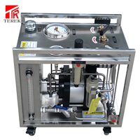 Système de surpression d'oxygène à haut rendement Testeur de pression hydrostatique de pompe de surpression de liquide à pression pneumatique