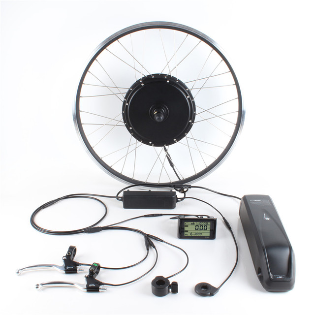 Hot Quality Electric Bike Kit with Waterproof 36v-500w Hub Motor 20''-29'' Tires LCD Display Lithium Battery Power Supply