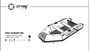 Fabrication en gros <span class=keywords><strong>ZRAY</strong></span> Ranger 500 bateau <span class=keywords><strong>gonflable</strong></span> pour 2 personnes, usine à vendre - Product Image 4