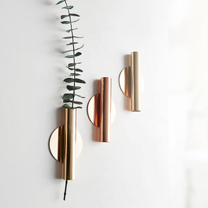 Vaso <span class=keywords><strong>da</strong></span> <span class=keywords><strong>Fiori</strong></span> in Ferro <span class=keywords><strong>da</strong></span> <span class=keywords><strong>Parete</strong></span> con Design Art Déco, Leggero ed Ecologico per Arredamento Casa - Product Image 2