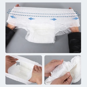 Vente en gros OEM Couches jetables super douces <span class=keywords><strong>pour</strong></span> adultes grande taille <span class=keywords><strong>culotte</strong></span> en <span class=keywords><strong>plastique</strong></span> de traction médicale <span class=keywords><strong>culotte</strong></span> d'<span class=keywords><strong>incontinence</strong></span> imprimée film PE - Product Image 5