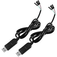 Adaptateur série PL2303HX vers TTL Câble de débogage 3.3V Convertisseur RS232 TTL Câble de téléchargement de prise femelle 4 broches