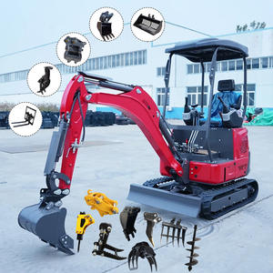 China Fabricage Epa Conforme Mini Graafmachine <span class=keywords><strong>1</strong></span>.8 Ton Landbouw Rupsband Mini Graafmachine Zero Tail Swing Mini Digger Machine - Product Image 1