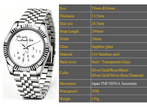 Relojes de Diseño para Hombre con Logotipo Personalizado OEM y Movimiento Japonés NH35, Reloj Mecánico Modificable - Product Image 2