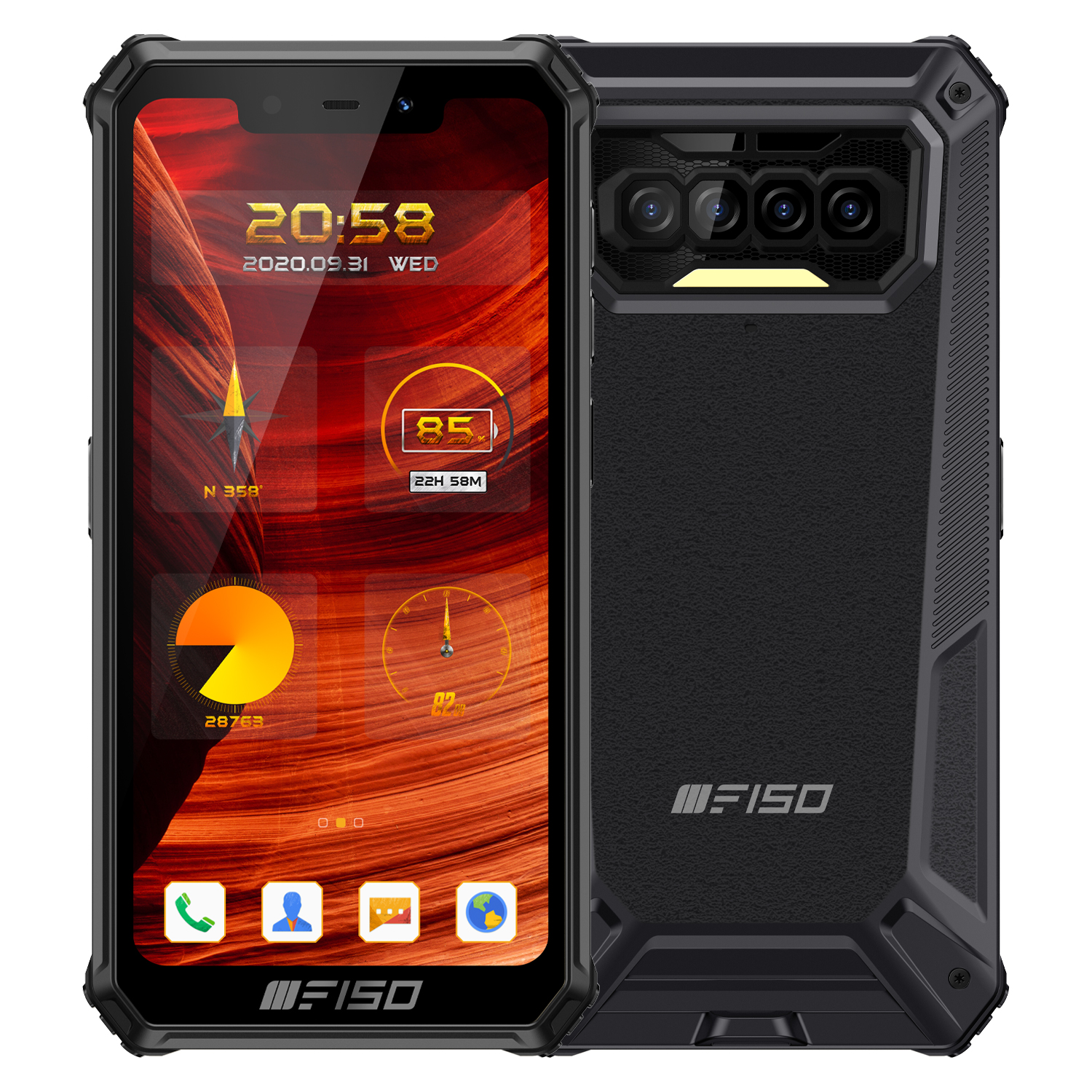 OUKITEL F150 B2021 - Rugged IP68 Smartphone with 8000mah Battery